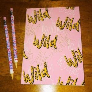 🍪 2/$10 WILD Cheetah Print Notebook NWT